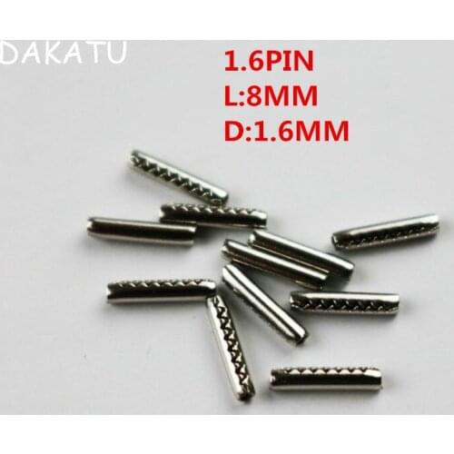 DAKATU Stainless steel 1.6PIN fixed for flip Folding Key Car Key Accessories 1.6pin For fix key blade 200PCS/LOT