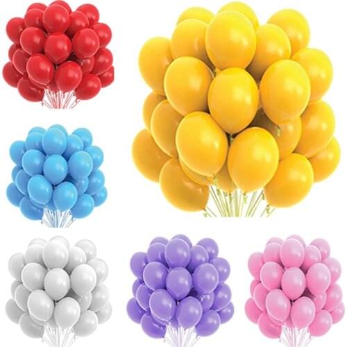 30Pcs/Lot 10Inch Glossy Pearl Latex Balloons Gold Silver Wedding Birthday Party Decoration Baby Shower Christmas Ceremony Globos