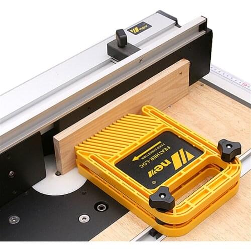 NEW Multi-purpose Feather Loc Board Set Woodworking Engraving Machine Double Featherboards Miter Gauge Slot Woodwork Tool DIY
