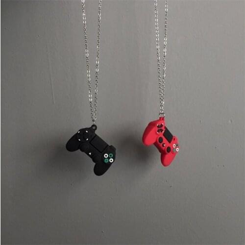 Guochao retro hip hop video game handle Necklace female personality game machine pendant mens sweater chain accessories