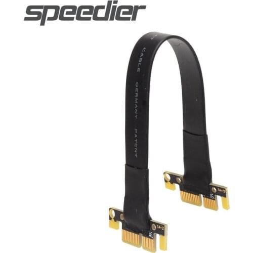 Riser PCIe 3.0 X1 Male To 1X Male Extension Cable Goldfinger Connector Signal Direct Tx To Tx Riser Jumpers Cable Gen3 Stable