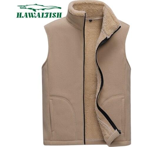 Mens Vest New Velvet Vest Men Sleeveless Jacket Korean Fashion Self-cultivation Vest Youth Vest Mens Classic Warm Jacket