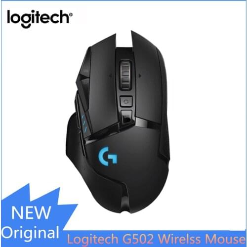 Original Logitech G502 HERO Wireless Gaming Mouse LIGHTSPEED 2.4GHz HERO 16000DPI RGB Mice For e-sports Gamers Game Mouse