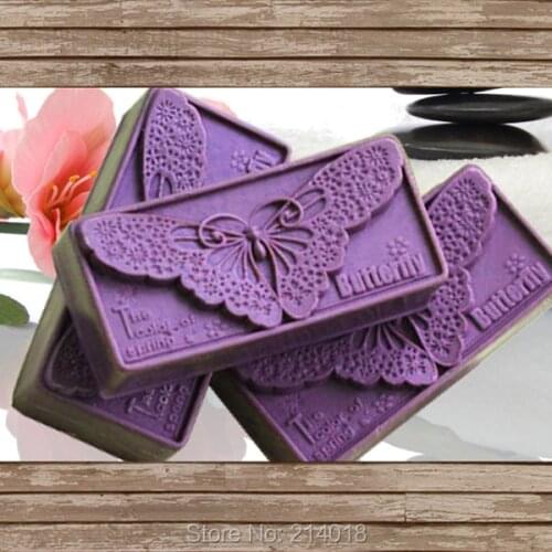 New Arrival Silicone Mold Handmade Soap Mold Year Sale Aroma Stone Moulds Beautiful Butterfly Silicone Rubber PRZY Eco-friendly
