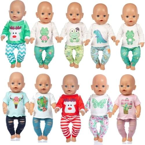 New Doll Clothes Fashion Frog Suit Wear For 43cm Baby Born Doll Clothes 17 Inch Born Baby Dolls Clothes And Accessories for girl