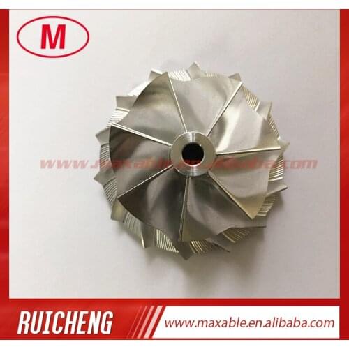 RHF5 42.00/54.80mm 7+7 blades high performance turbocharger billet/milling/aluminum 2618 compressor wheel