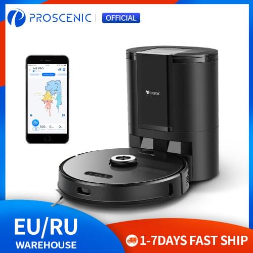 Proscenic M8 PRO Wi-Fi Connected Robot Vacuum Cleaner and Mop, App Control, Lidar Navigation, Robotic Vacuuum Cleaner