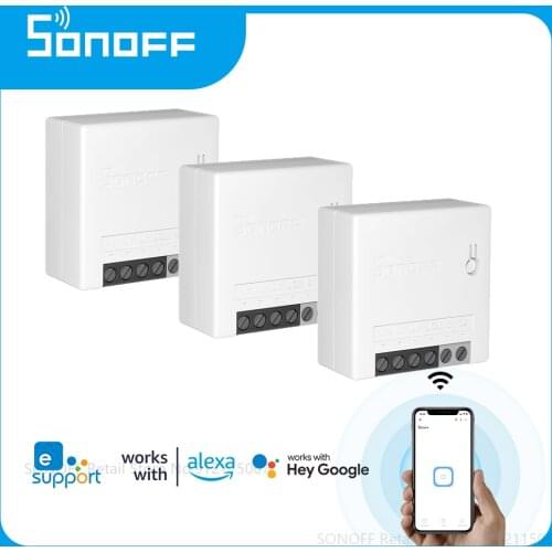 SONOFF MINIR2 Wifi Smart Switch Timer light Interruptor 2-Way Wiring Small Body Remote Control Support Alexa Google Home IFTTT