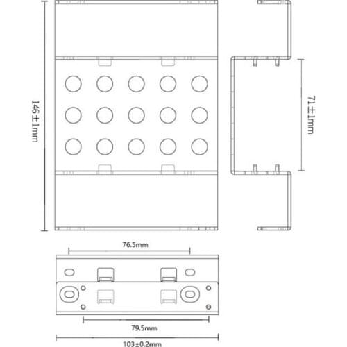 2.5in 2 Bay Hard Disk Bracket SATA Dock2.5 to 5.25 Hard Drive Bracket Case Rack for 5.25'' Drive Bay/ 2 2.5'' Drive Bays