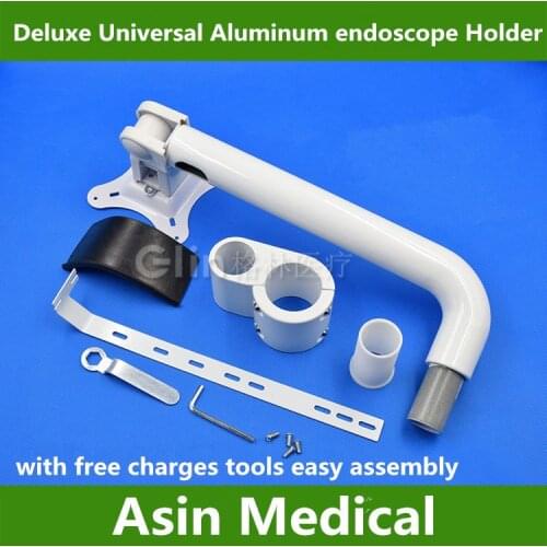 High Quality new Aluminum endoscope stand holder oral dental intraoral camera monitor bracket dental chair accessories