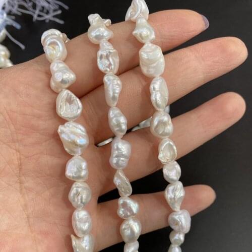 Hight Quality Natural Freshwater Pear Beads Buttons Shape Pear Beads for DIY Women Necklace Bracelet Jewelry Accessories Making