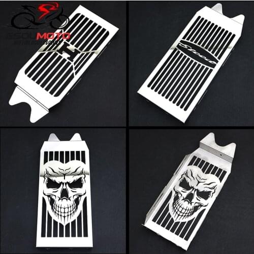 Motorcycle Steel Skull Radiator Grill Cover Guard Protector For HONDA Shadow VT600 VLX400 VLX600 Steed 400 600 1988 - 2007