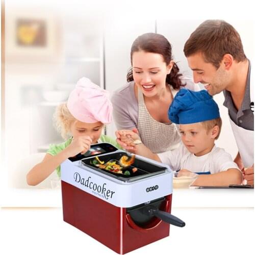 Home use Smokeless robot cooking pot smart cooking Automatic meat vegetable cooker machine Food Cooking Machine 1pc