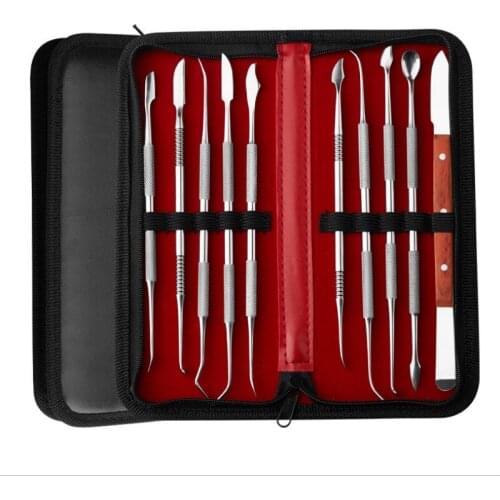 3/4/5/10 Pcs Tooth Cleaning Tool Set Stainless Steel Dental Tool Set Scaler Probe Tweezers Dentist Tartar Removal Mouth Mirror