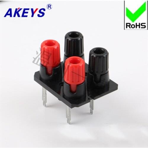 10 pcs Connection clamp 4-bit high-quality audio wiring clamp fast clamp aging test clamp WP4-10 square external wiring seat