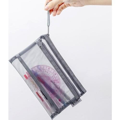 Pencil Cases Makeup Kawaii Stationery For Girls School Items Soft Pencil Case Korean School Supplies Storage Box For Office