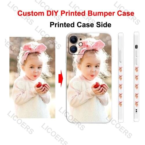 Custom Case for Vivo X60 Pro Plus X50 X30 IQOO 7 5 Neo U3 Z3 S9 S9e Cases Liquid Silicon DIY Printed Side Bumper Full Lens Cover