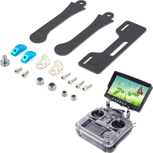 Glass Fiber 5.8G FPV Monitor Holder Remote control bracket for 7 8 Inch Monitor Displayer Futaba Wfly Radiolink RC Controller