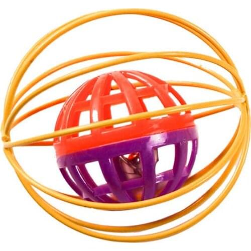 Dorakitten 1pc Cat Ball Toy Creative Hollow Out Cage Cat Training Toy Cat Interactive Toys Pet Supplies Cat Favors Random Color