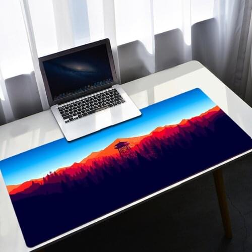 Deep Forest Firewatch Gaming Laptop Mat Mouse Pad Kawaii Gaming Accessories Setup Gamer Pc Complete Xxl Mousepad Office Carpet