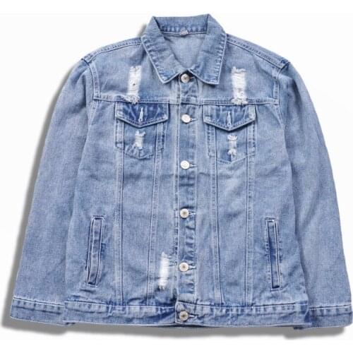 Men New Long 19ss Sleeve Back Rottweiler dog Fashion High quality Denim Baseball Coats & Jackets Abstract digital coat #E205