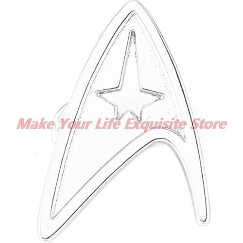 New Badge Starfleet Pins Science Engineering Medical Metal Brooch Accessories Props