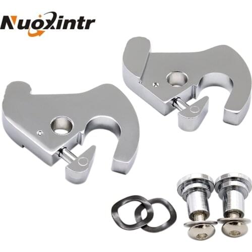 Nuoxintr Motorcycle Luggage Rack Detachable Docking Latch Clips Kit For Harley Touring 883 1200 XL883 XL1200 Fat Boy Road King