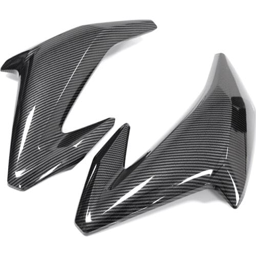 Carbon Fiber Gas Tank Side Knee Grip Trim Cover Fairing Cowling Motorcycle For Kawasaki Z900 2017-2019