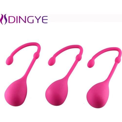 Dingye Sex Products Sexy Toys 100% Silicone Kegal Ball Love Ball Tight Vagina Toys Vaginal Balls