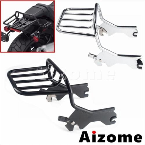 Motorcycle Detachable Two-up Luggage Shelf Steel Rear Racks for Harley Softail FLDE FLHC FXBB FXST 114 FLHCS FLSL 2018 2019 2020
