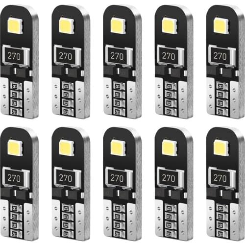 10Pcs W5W T10 LED Canbus Bulb for Chevrolet Cruze Captiva Aveo Trax Lacetti Car Interior Dome Light Trunk Lamp Parking Lights