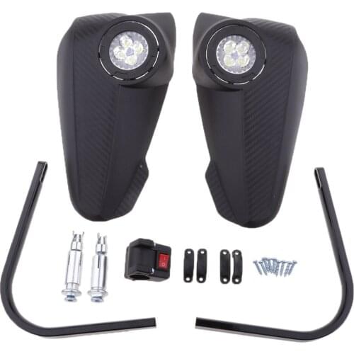 Universal Motorcycle ATV Bike 22mm 7/8'' Handlebar Hand Guards Protectors