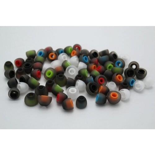 High quality Silicone TPU Bullet shape Headphone Earphone Ear Pads Earbuds In-Ear Eartips Silicone Sleeve S/M/L Size 800 pairs