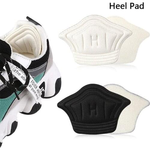 1Pairs Non-Slip Anti Abrasion Heel Pad Portable Soft Foam Insoles High Heel Shoes Pad Foot Pad Cushion Sports Shoes Insoles
