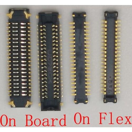 10Pcs LCD Display Screen Flex Cable FPC Connector Plug For Sony Xperia M5 E5603 E5606 E5663 Z3 D6603 D6653 L55T L55U SOL26 40Pin