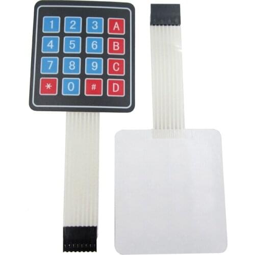 100pcs/lot 4*4 4x4 Matrix Array Keyboard 16 Key Membrane Switch Keypad For DIY Starter Kit