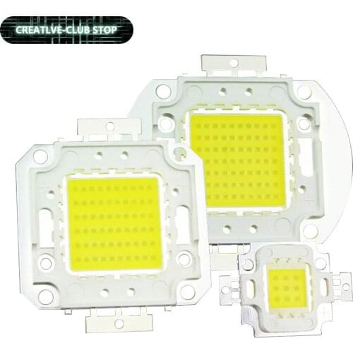 2pcs a lot Pure Copper Stent High Power LED Light 10W-100W Diode light-Emitting Tube LED Lamp Bead LED Integrated Light for DIY