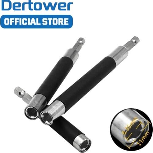 3pcs 1/4" Hex Shank 80/120/140MM Quick Release Multitul Bits Tip Magnetic Screwdriver Bit Set Holder Adapter Head DT6