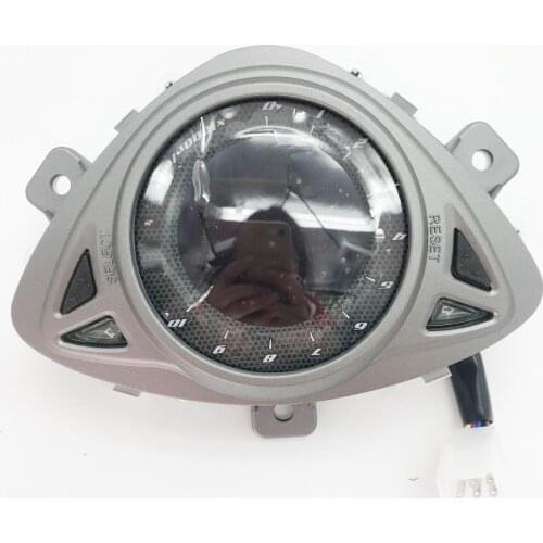 7 Color Motorcycle LCD Digital Speedmeter Instrument For Yamaha Ghost Fire Meter DC 12V First & Second Generation