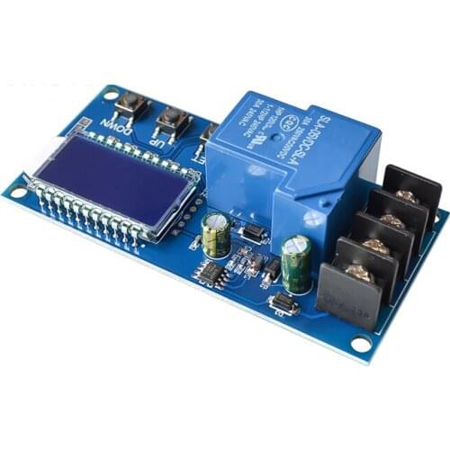 DC 6-60v 30A Storage battery Charging Control Module Protection Board Charger Time Switch LCD Display XY-L30A