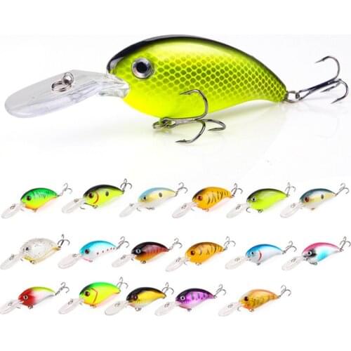 FISHINAPOT 1PCS Crankbait 10cm 14g Fishing Lures Wobblers Pesca Swim Carp Artificial Crank Lure Pike Fishing Tackle 14 Colors