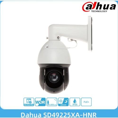 Dahua SD49425XB-HNR 4MP 25x Starlight IR WizSense Network PTZ Speed Dome IP Camera IP66 Support PoE
