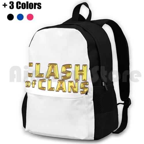 Clash Of Clan ( Coc ) Mobile Gaming ( Mobile Game ) Outdoor Hiking Backpack Waterproof Camping Travel Shock Clan Clans Funny