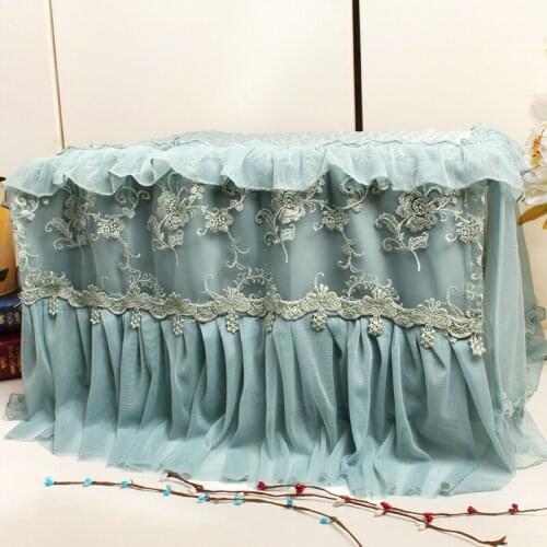 Fashion Embroidery lace Microwave Oven Cover Hood Oil Waterproof Dust Cover Oven Cover Gremial Microwave Oven Set