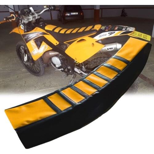 For GASGAS EC2T EC 2T EC2 T 250EC 250 EC 250EC 250 EC 300EC 300 EC TRICKER Motorcycle Striped SoftGrip Soft Seat Cover Rubber