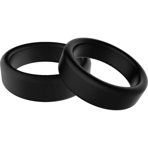 Silicone Basic Penis Ring Set Stretchy Cock Ring Cockring Sex Dick rings for Men Harder Erection
