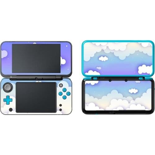 Pure Blue White Cloud Decal Skin Sticker Cover for New 2DS LL XL Skin Sticker for Nintendo 2DSLL Vinyl Skin Sticker Protector