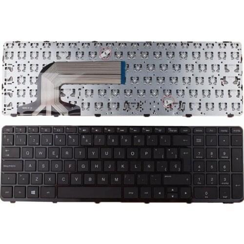 New SP Laptop Keyboard For HP Pavilion 15-e 15-n 250 G3 255 G3 256 G3 GLOSSY FRAME BLACK OEM Win8 Notebook Replacement keyboards