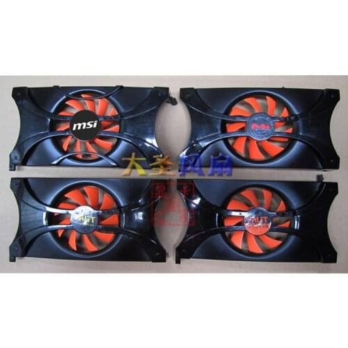 Original Graphics card fan palit GTX560ti GTX550ti GTX460 GTS450 rdd8015b1 nf0815b1hk-r pla08015b12hh 4p 1PCS FONSONING