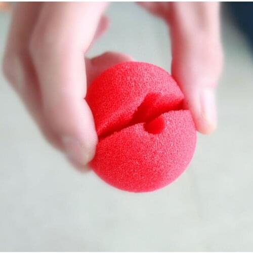 Foam Circus Clown Nose Comic Party Sponge Halloween Costume Adorable Red Ball Magic Dress Wedding Tools 5z